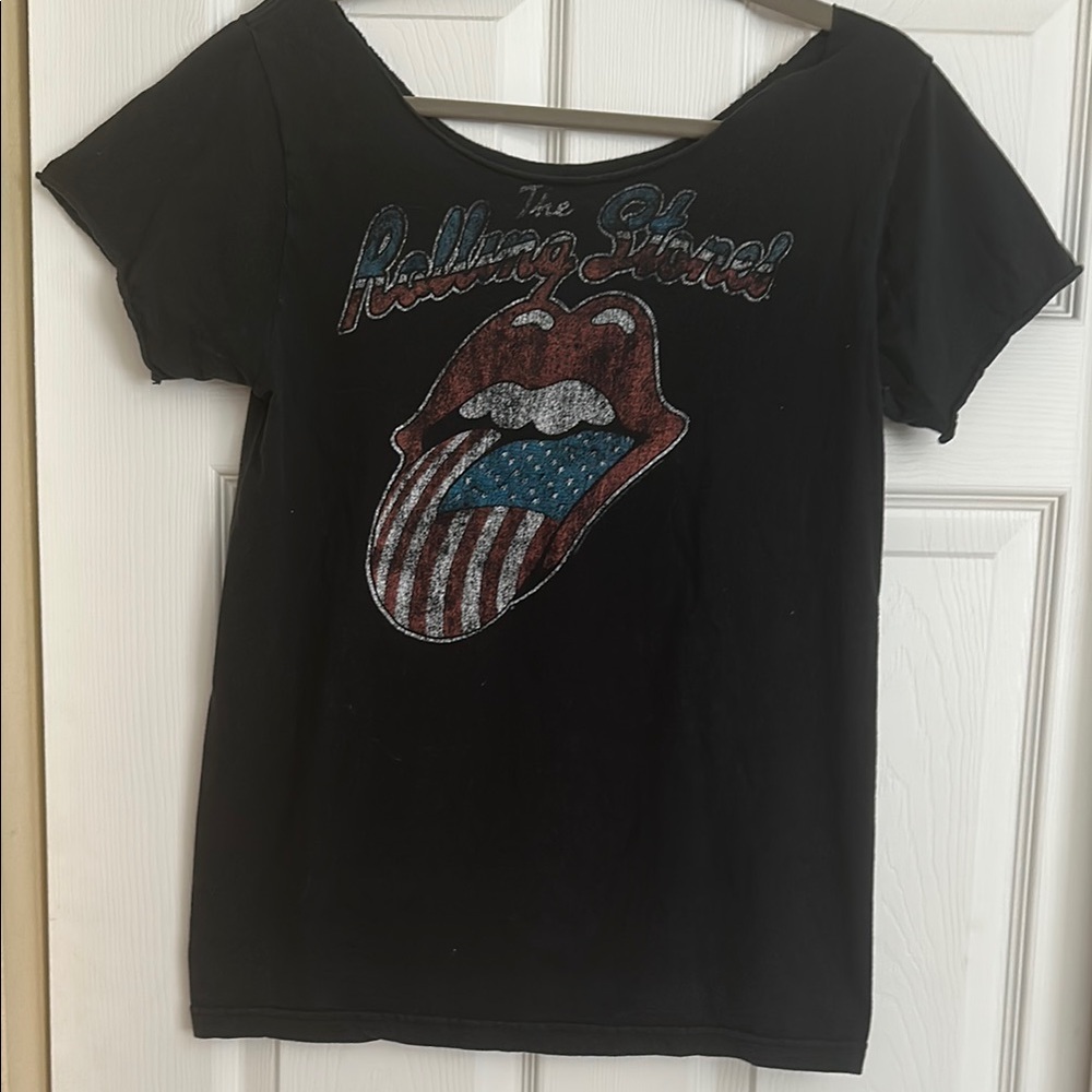 Rolling Stones Black Graphic Tee